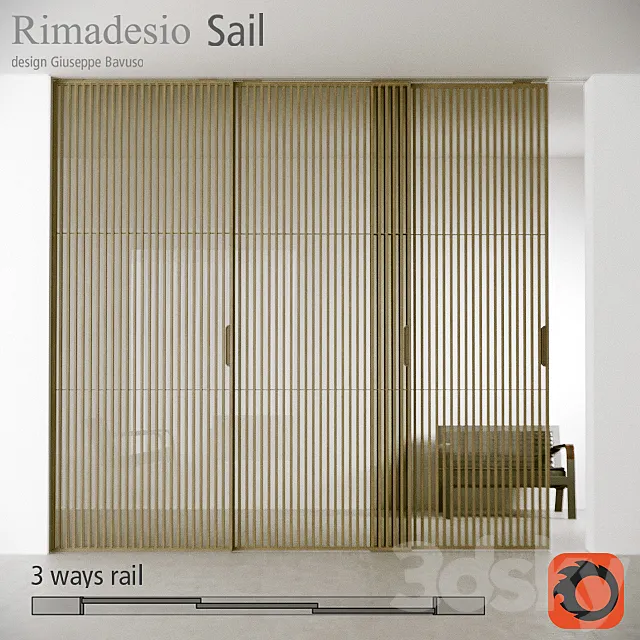 RIMADESIO Sliding doors SAIL 3DModel