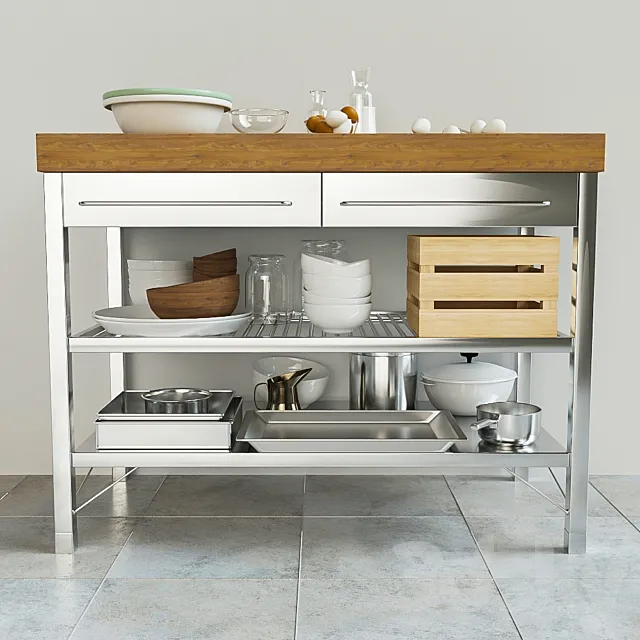 Rimforsa worktable IKEA 3D Model