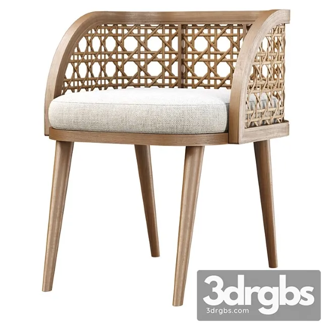 Rimma Rattan Dining Chair Ds66 Obedennoe Kreslo 3D Model Download Rimma Rattan Dining Chair Ds66 Obedennoe Kreslo 3D Model Download