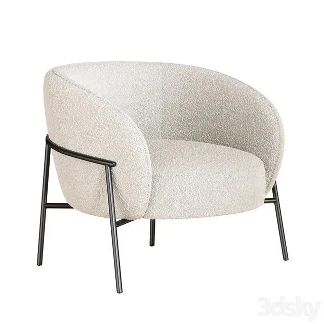 Rimo easy chair 3D Model