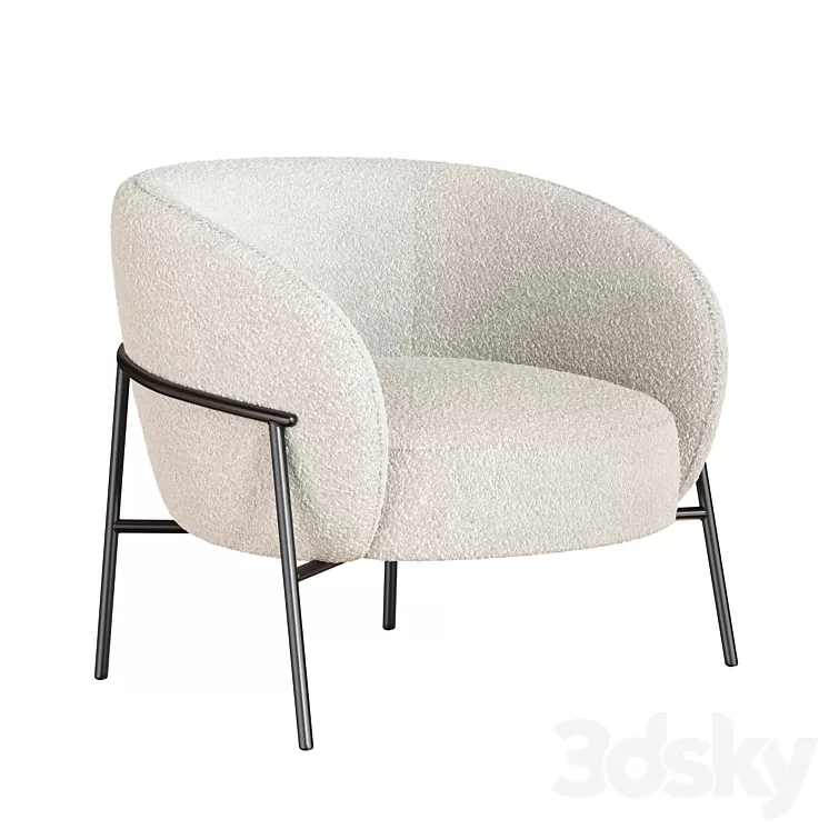 Rimo easy chair 3D Model Rimo easy chair 3D Model