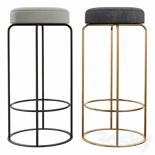 RING BARSTOOL MAXI 3DModel RING BARSTOOL MAXI 3DModel