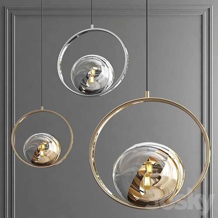 Ring ceiling light 3D Model Ring ceiling light 3D Model