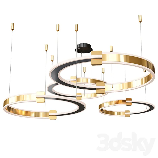 Ring Chandelier 3D Model Ring Chandelier 3D Model