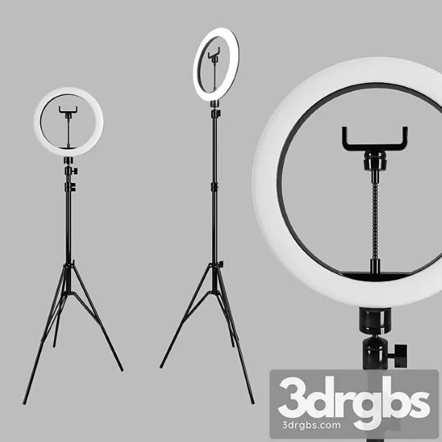 Ring Light Makeup Artist LED Ring USB 3D Model Download
