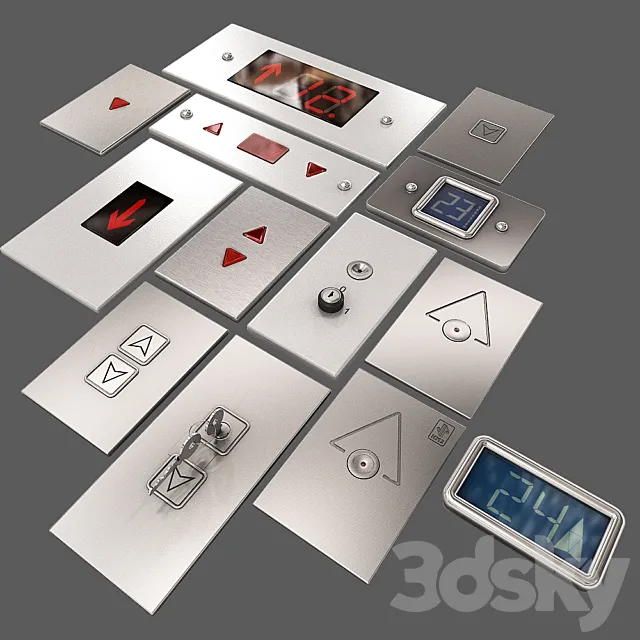 Ring the posts and boards to display the elevator 3DModel Ring the posts and boards to display the elevator 3DModel