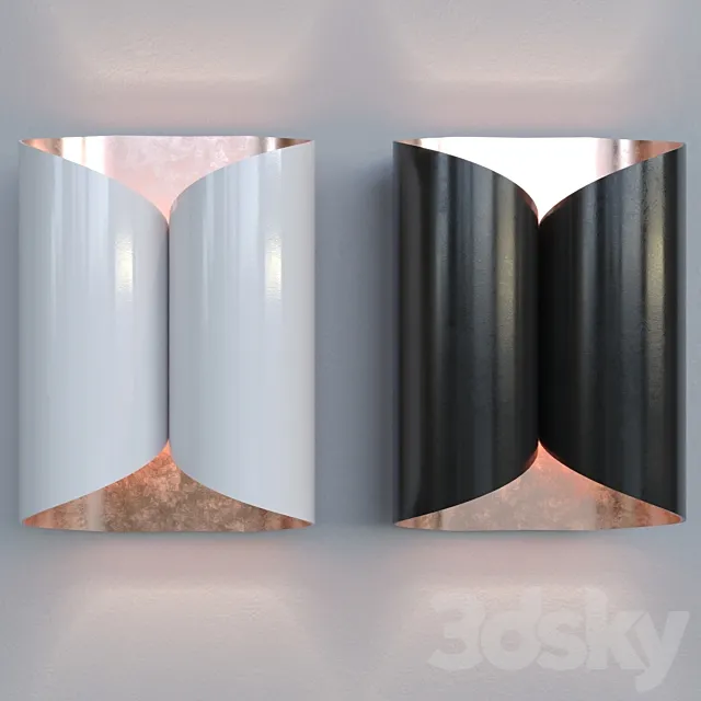 Ringlet Sconce 2 Types 3DModel Ringlet Sconce 2 Types 3DModel