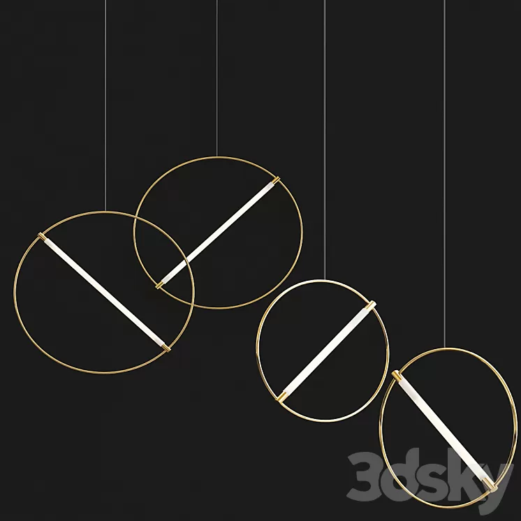 Ringlets B 3D Model Ringlets B 3D Model