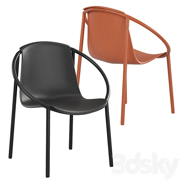 Ringo chair by Umbra 3 colors 3D Model Ringo chair by Umbra 3 colors 3D Model