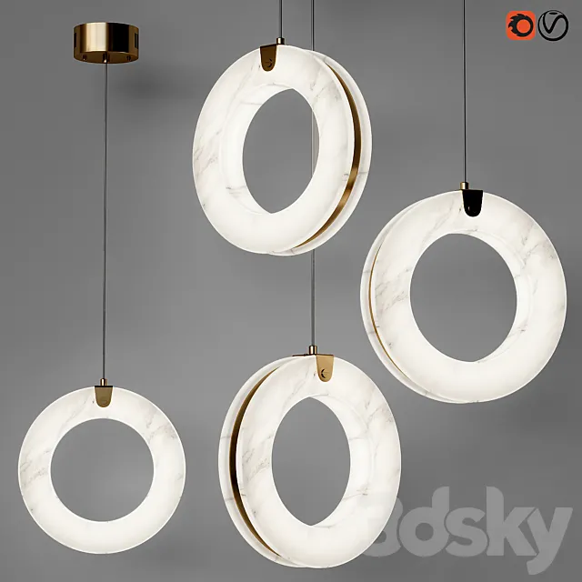 Ringova pendant lamp 3D Model Ringova pendant lamp 3D Model