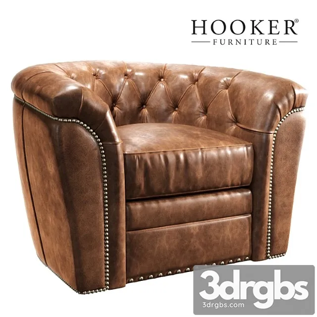 Ripley swivel club chair 3D Model Download