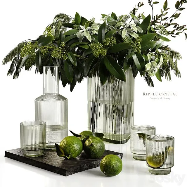 Ripple crystal 3D Model