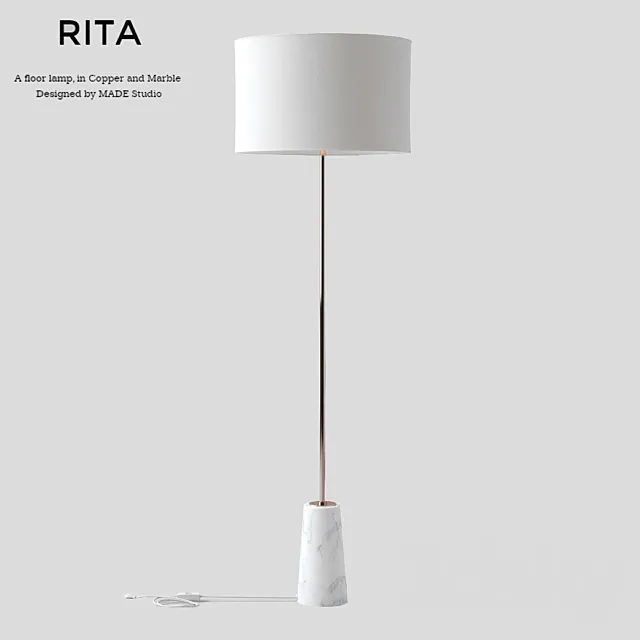 Rita Floor Lamp 3D Model Rita Floor Lamp 3D Model