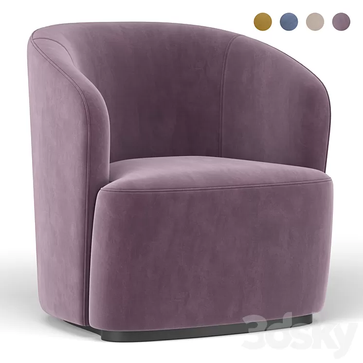 Ritz armchair 3D Model
