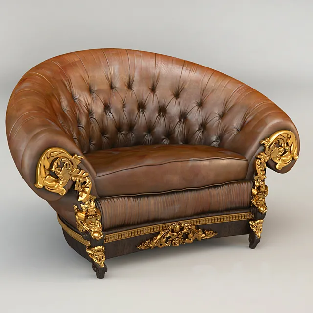 Riva Armchair 3D Model