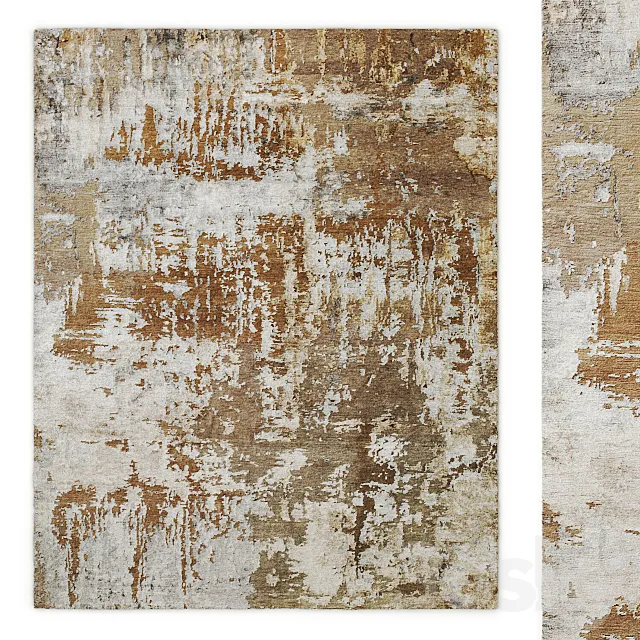 Riva Hand-Knotted Rug RH 3D Model Riva Hand-Knotted Rug RH 3D Model