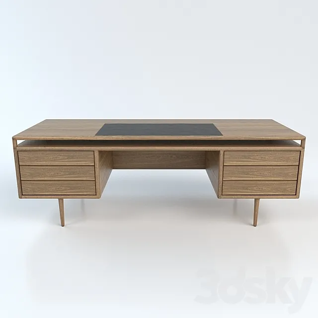 Rive Droite Table Desk 3D Model