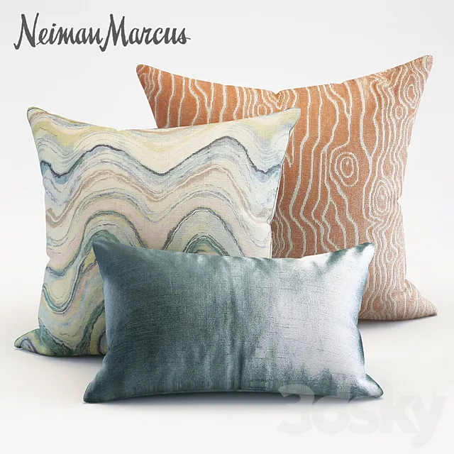 Rivers Blush Pillow 3DModel Rivers Blush Pillow 3DModel