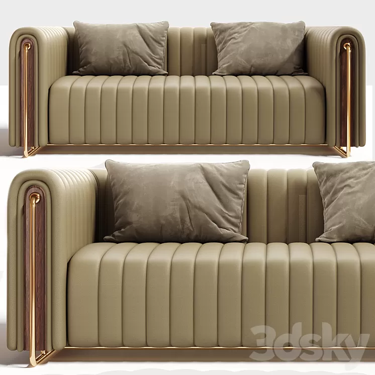 Rivers sofa 3D Model Free Download