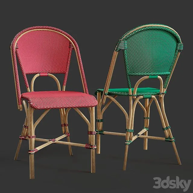 Riviera Dining Chair 3D Model