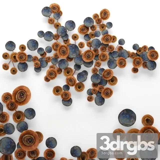 Rizzo Wall Sculpture Arteriors 3D Model Download