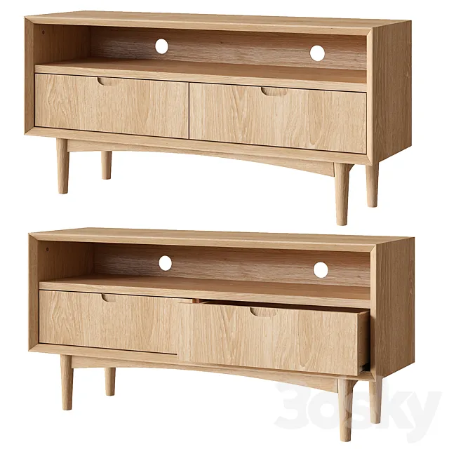 RJ Living Mia TV stand 3D Model
