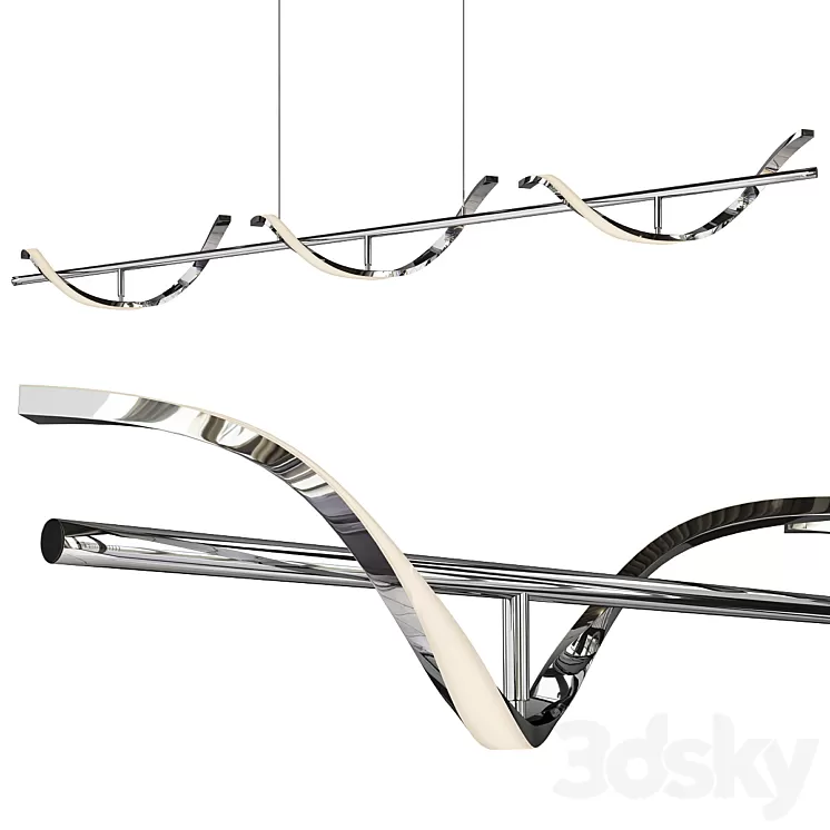 Rna rings chrome 3D Model Free Download