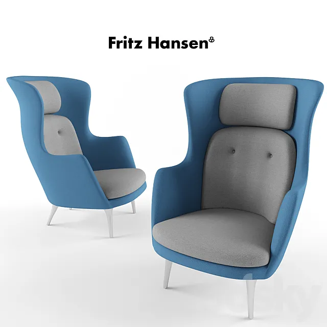RO CHAIR by FRITZ HANSEN 3D Model