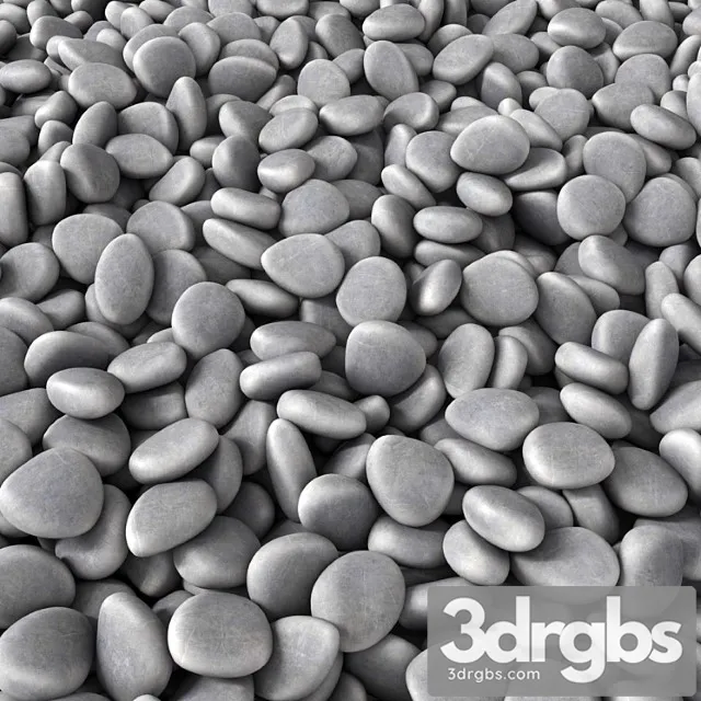 Road gray smooth pebble 3D Model Download Road gray smooth pebble 3D Model Download