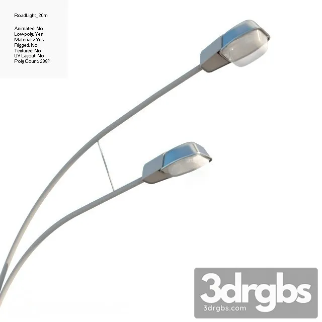 Road Light 1 3D Model Download