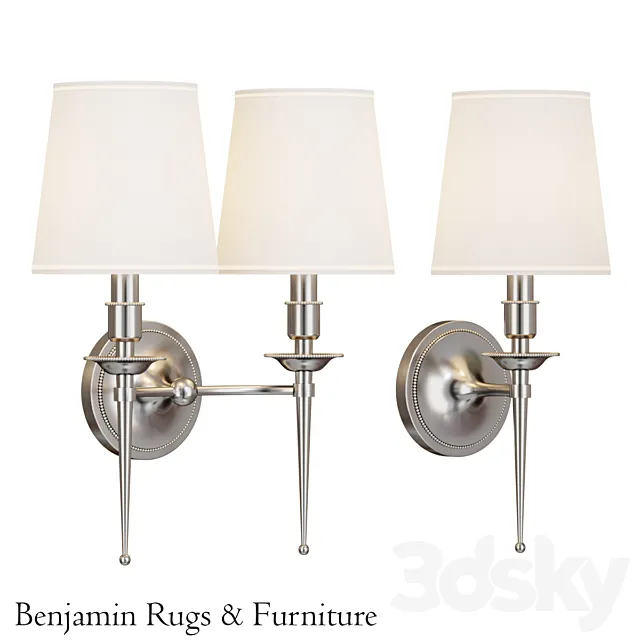 Robert Abbey Cedric 1-Light. 2-Light Wall Sconce.2 3DModel Robert Abbey Cedric 1-Light. 2-Light Wall Sconce.2 3DModel