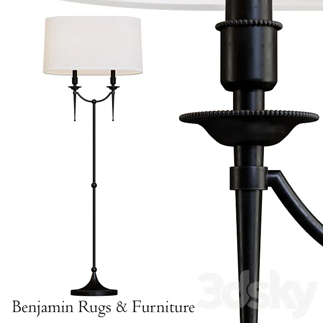 Robert Abbey Cedric Floor Lamp.1 3DModel Robert Abbey Cedric Floor Lamp.1 3DModel