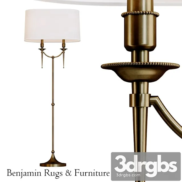 Robert Abbey Cedric Floor Lamp 3 3D Model Download