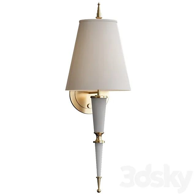 Robert Abbey Lighting W903 Jonathan Adler Versailles Wall Sconce 3DModel