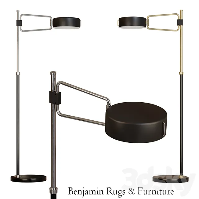 Robert Abbey Simon 1 Bulb Floor Lamp. 3D Model Robert Abbey Simon 1 Bulb Floor Lamp. 3D Model