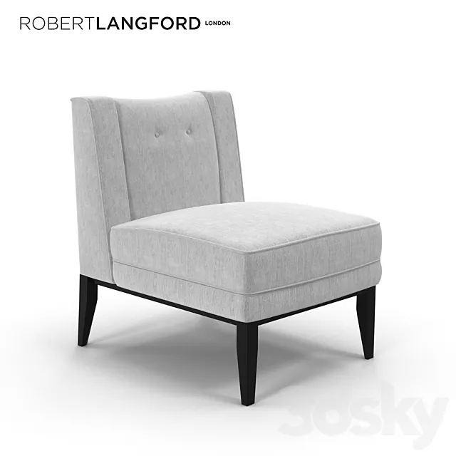 Robert langford Armchair Finn 3D Model