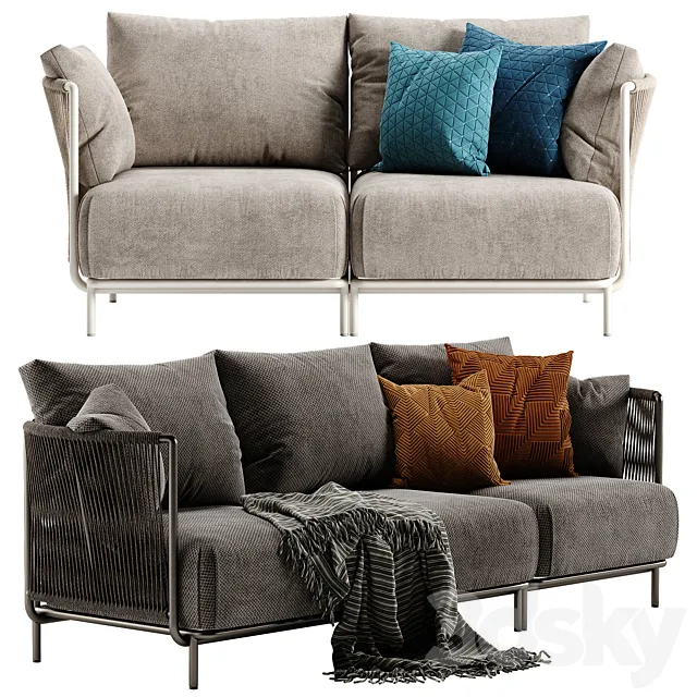 Roberti queen sofa 3DModel Roberti queen sofa 3DModel