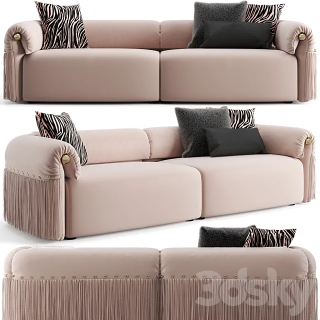 Roberto Cavalli Malawi Sofa 3DModel Roberto Cavalli Malawi Sofa 3DModel