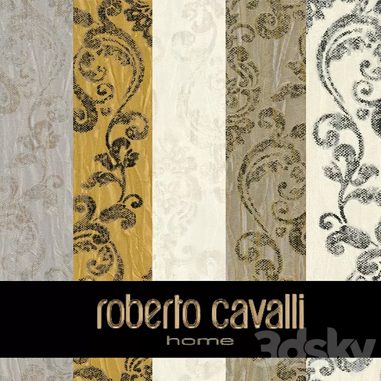 roberto cavalli wallpaper n.1 DAMASCO PENTHOUSE 3D Model