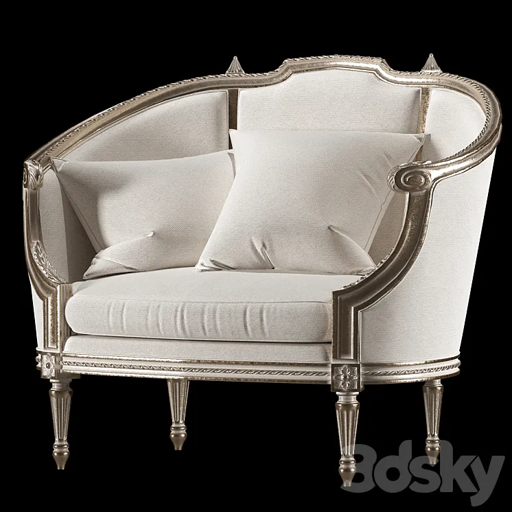 roberto giovannini and eloquence armchair 3D Model Free Download