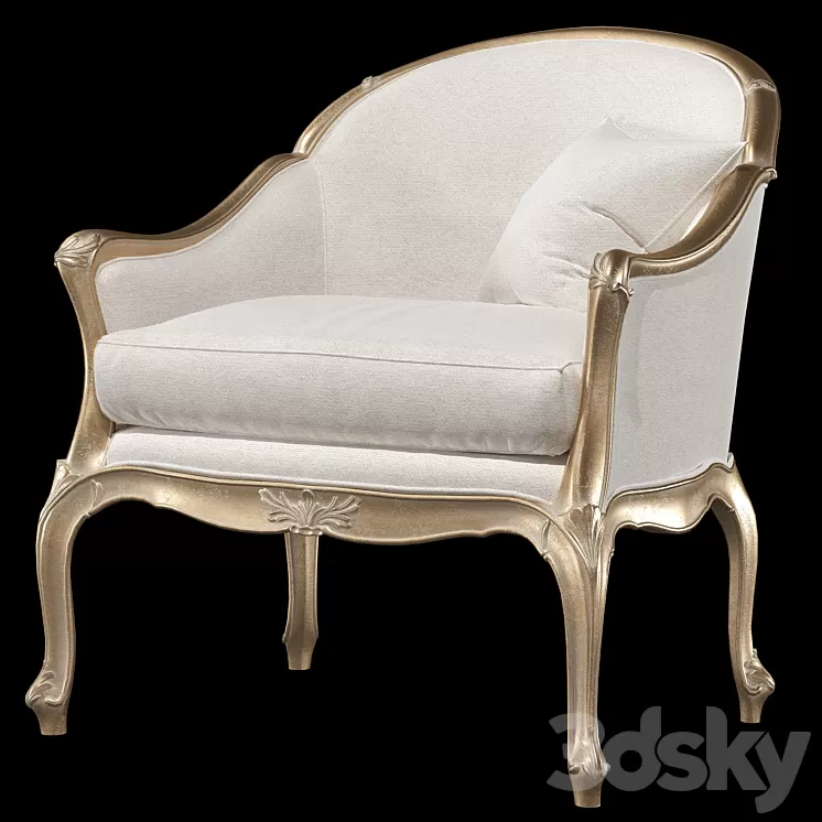 Roberto giovannini armchair art 1225 3D Model Free Download