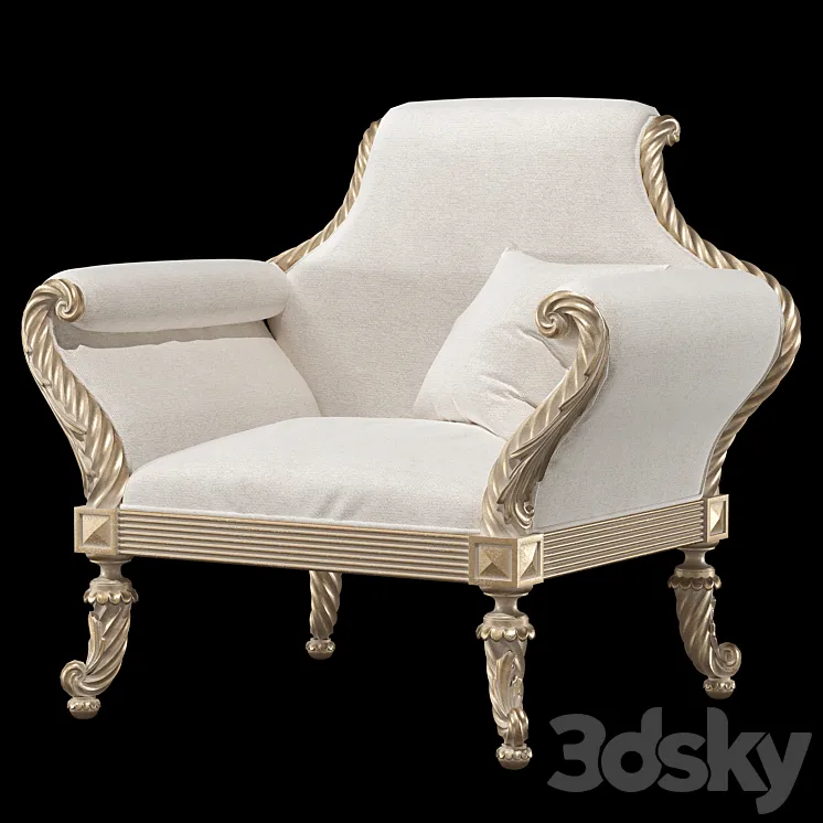 Roberto giovannini armchair art 676P 3D Model Free Download Roberto giovannini armchair art 676P 3D Model Free Download