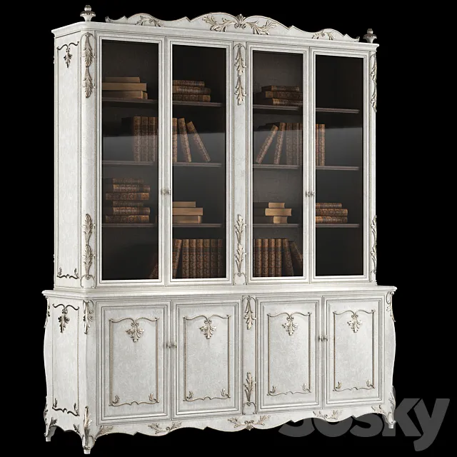roberto giovannini bookcases art 1270 and 1274 3D Model