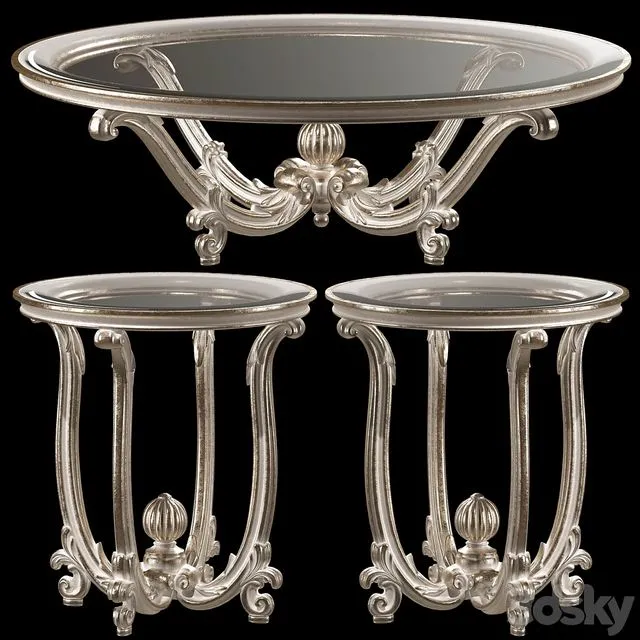 Roberto giovannini coffee tables art 1284 3D Model