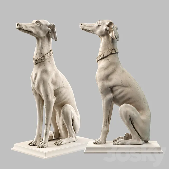 Roberto Giovannini Gray Hound LowPoly 3DModel