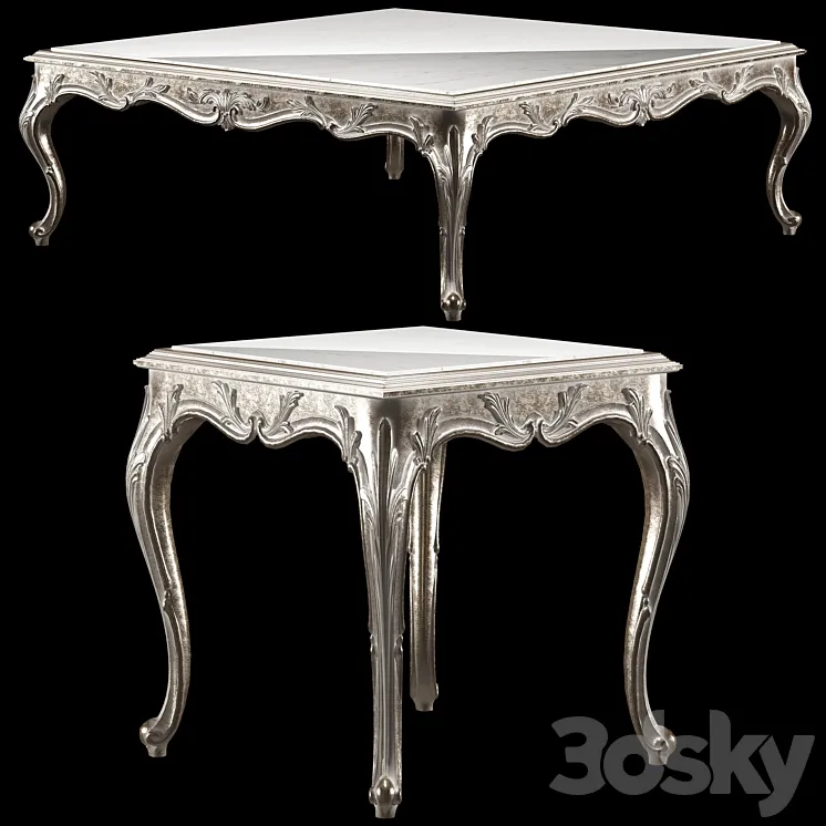 roberto givannini coffee tables ART 1247G 3D Model Free Download