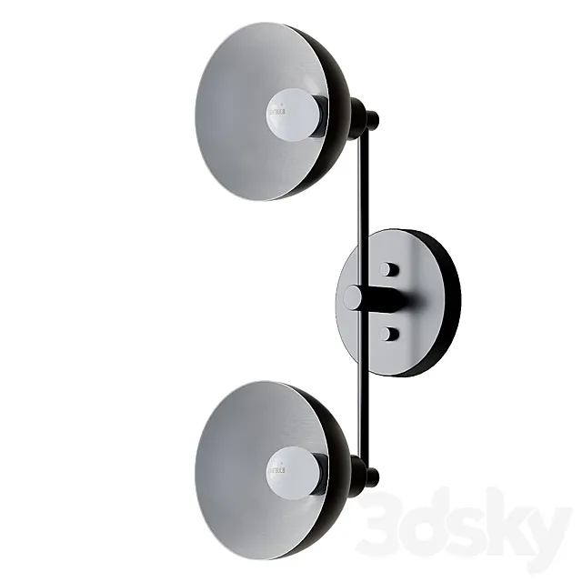Robo Double Sconce Light from Inscapes Design 3D Model Robo Double Sconce Light from Inscapes Design 3D Model