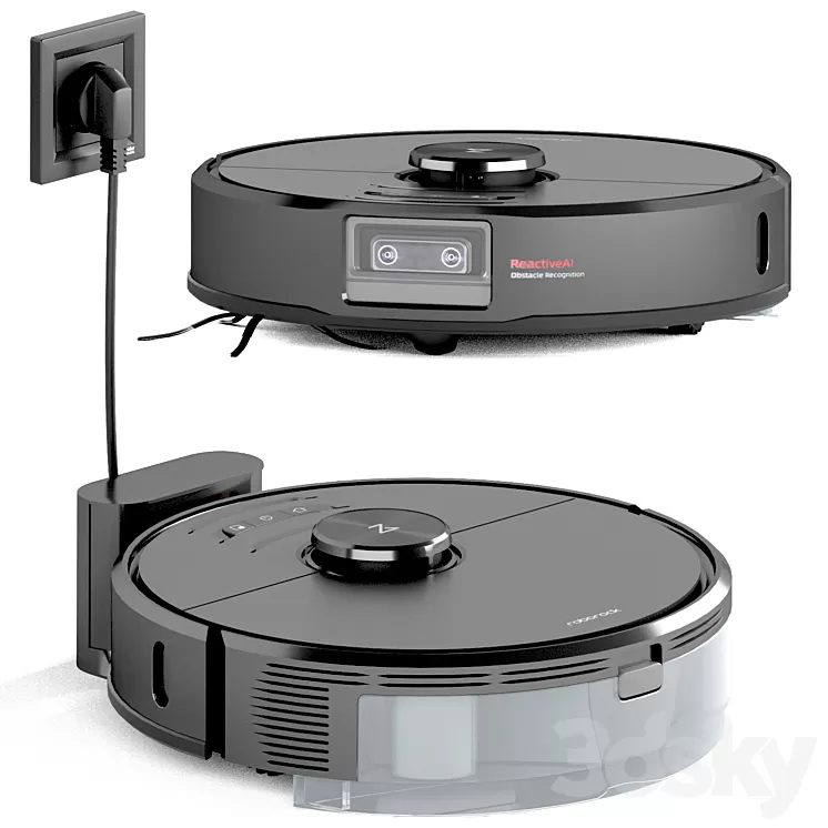 [3DSKY] Roborock S6 MaxV Robot Vacuum Cleaner 3D Model NEW UPDATE 2024