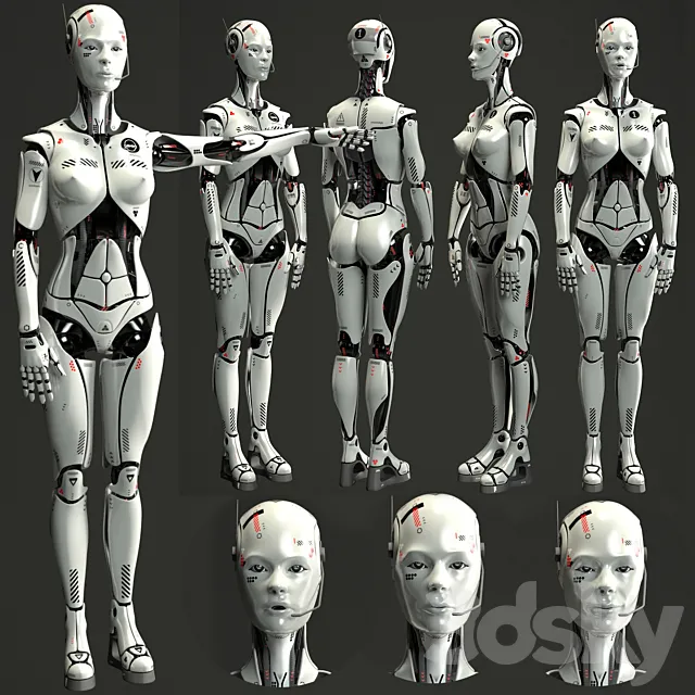 Robot 3D Model Robot 3D Model
