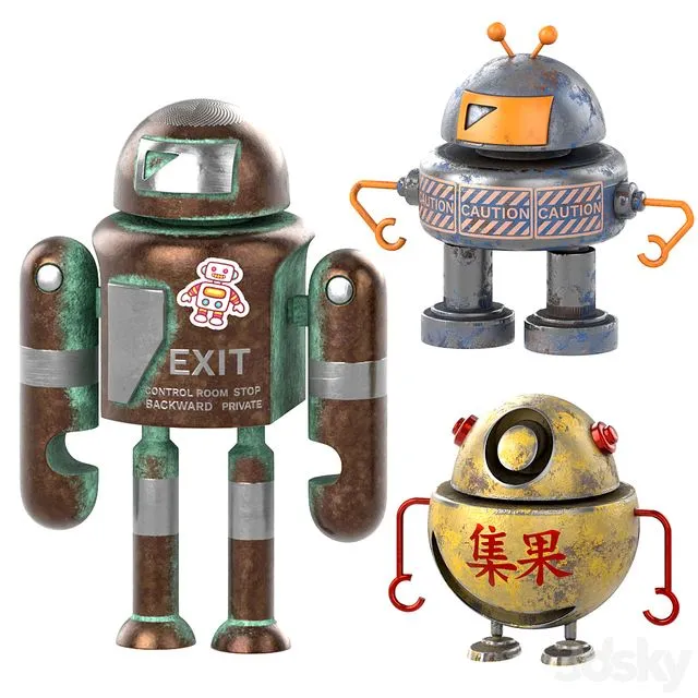 Robot collection_vol_05 3D Model